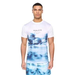 Henleys Mens Hennicane T-Shirt / Optic White